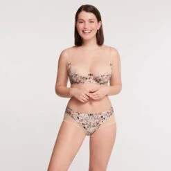 Soutien-gorge Emboîtant Avec Armatures Beige Imprime Marbella -Bestform Lingerie Promos Magasin BL14494 9K4 WEB 3