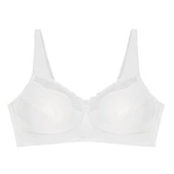 Bestform Lingerie Promos Magasin 9 Soutien-gorge Sans Armatures Blanc Cotton Comfort