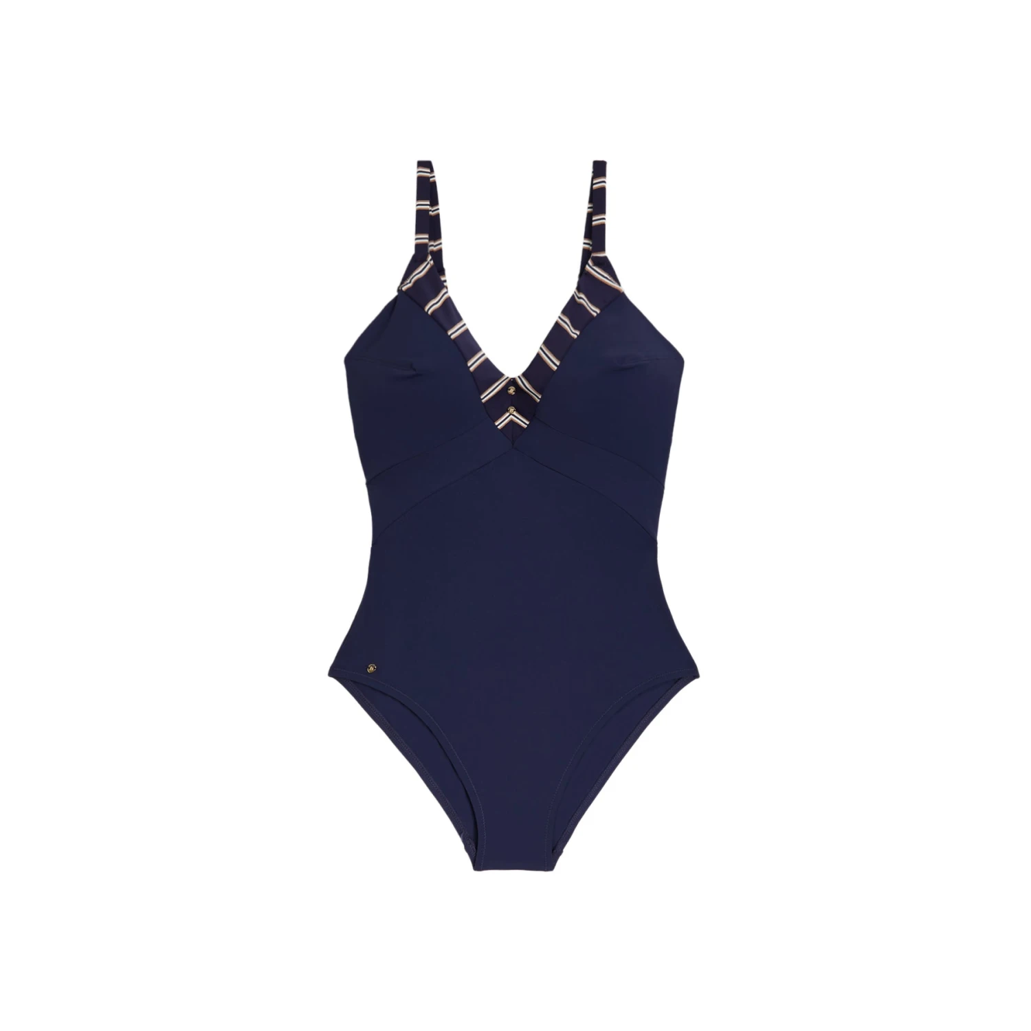 Maillot Une Pièce Sans Armatures Marine Précieux TAVOLARA 1 Maillot Une Pièce Sans Armatures Marine Précieux TAVOLARA